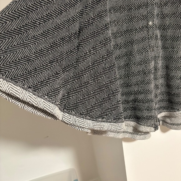 Lucky Brand Knit Tunic Sweater Cowl Neck Herringbone Print M L - Picture 6 of 7